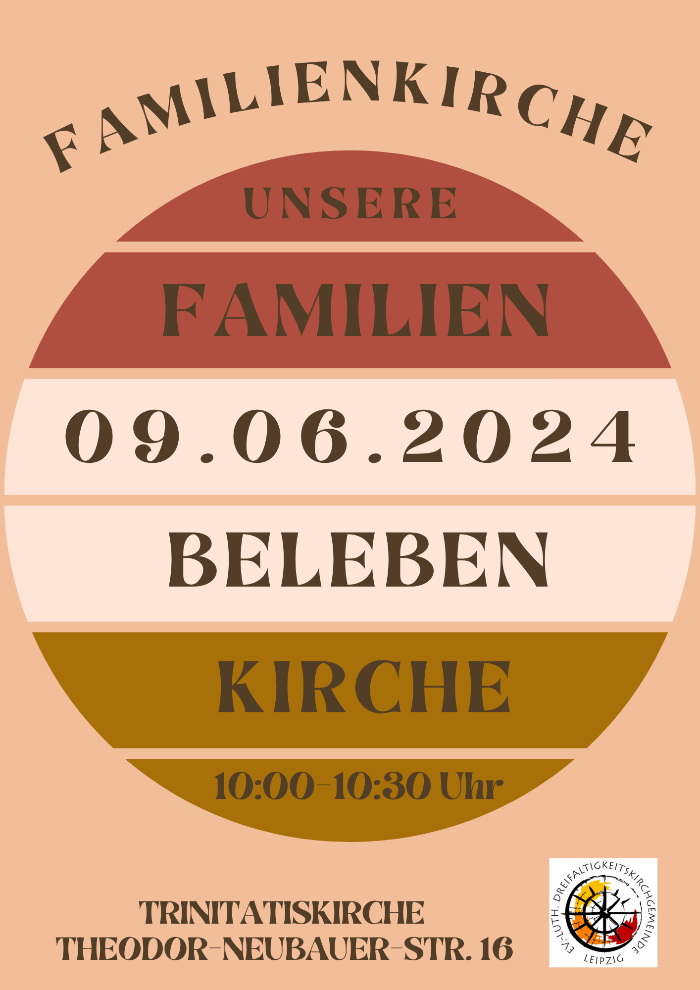 Plakat zur Familienkirche am 9. Juni 2024